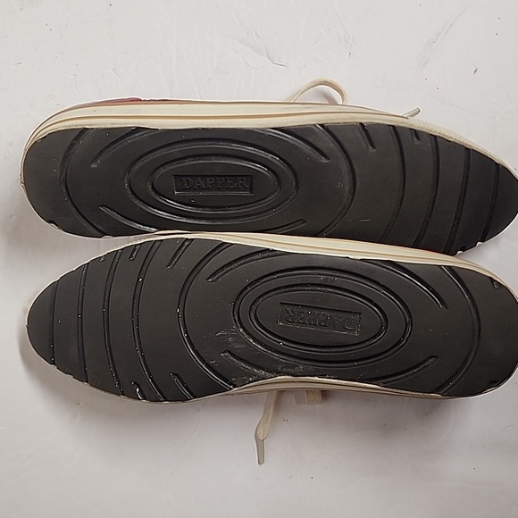 DAPPER Vintage RARE FIND, unique, pointed toe red & tan shoes. RETRO! 50's Sz 41 - Picture 6 of 11